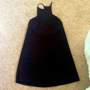 Black mini dress